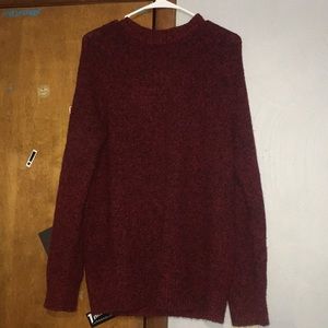 H&M red/black knit sweater